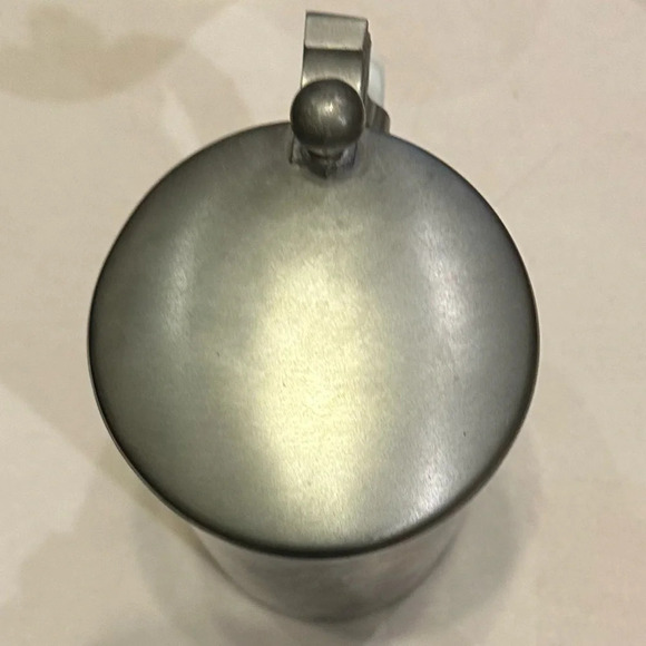 Old World Map Pewter Lidded Tankard with Guglielmo Blacuw Map excellent used con - Picture 10 of 15